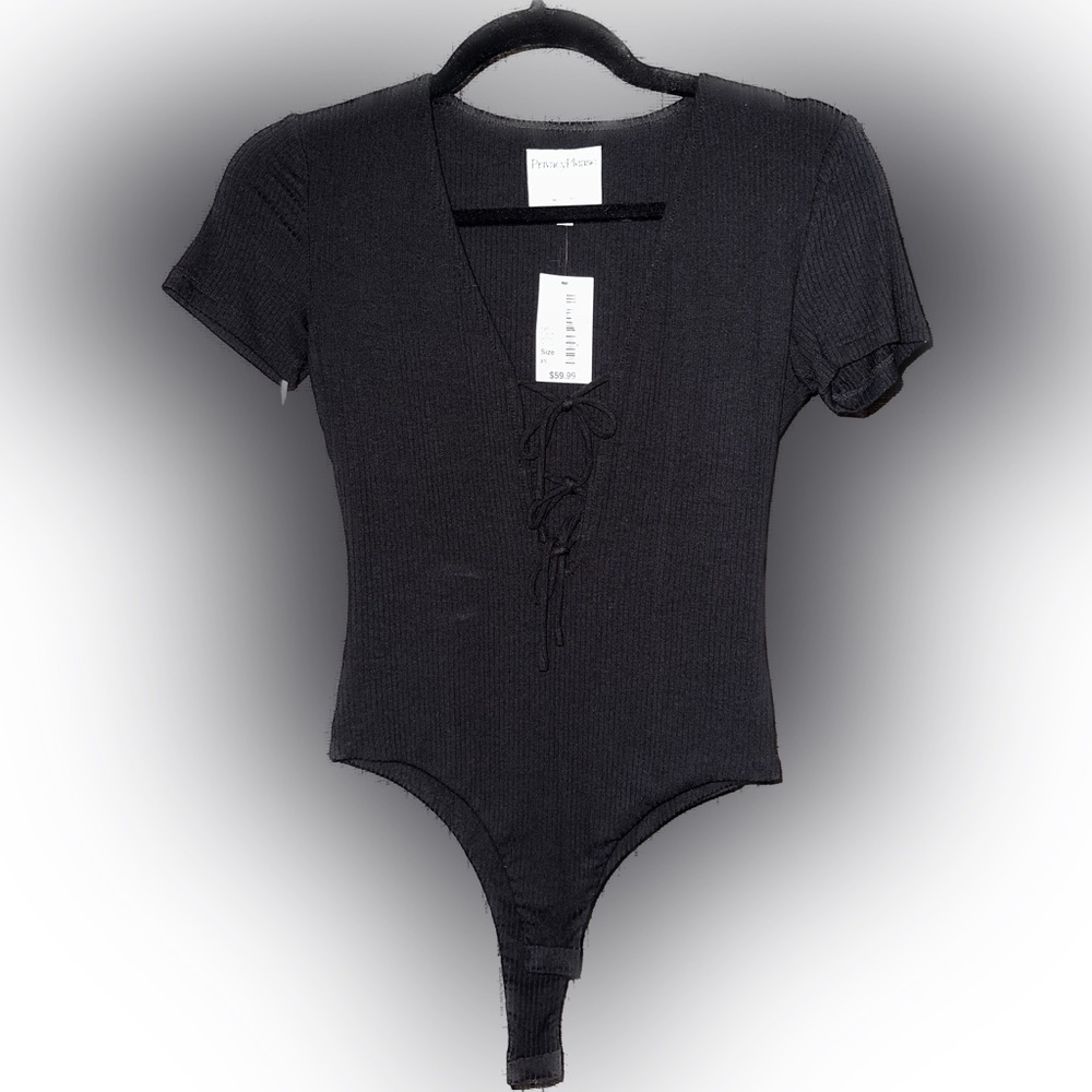 South Moon Under Black Bodysuit
